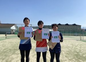 ソフトテニス部 ハイスクールジャパンカップソフトテニス2022奈良県予選 優勝 他