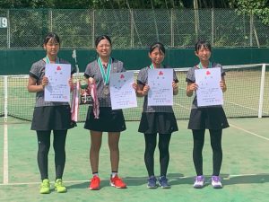 テニス部 令和5年度近畿高等学校テニス大会 奈良県予選