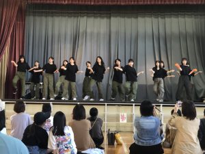 ダンス同好会 佐保まつり ダンス披露