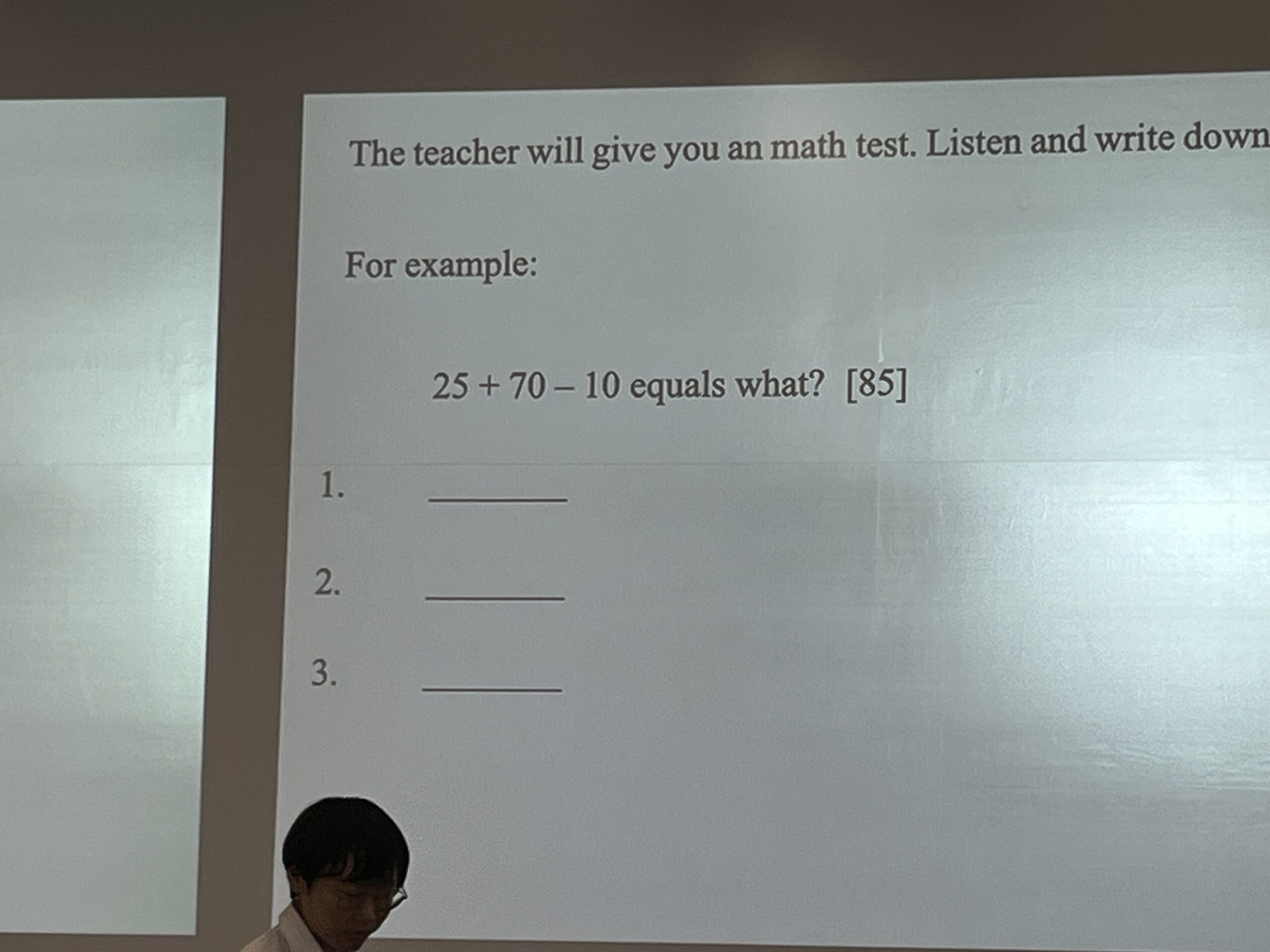 イングリッシュキャンプの様子