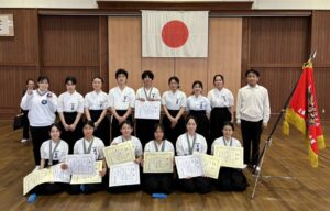 なぎなた部 第40回奈良市なぎなた競技会 入賞