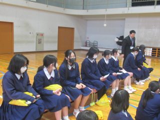 2023年度　中学英語暗唱大会を行いました